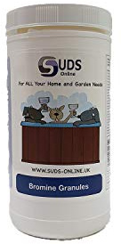 SUDS-ONLINE Bromine Granules 1kg | Fast Dissolving Hot Tub & Spa Sanitiser | Powerful Water Treatment for Spas, Pools & Jacuzzis | Effective Chlorine Alternative