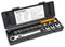 GEARWRENCH 15 Pc. Serpentine Belt Tool Set with Locking Flex Head Ratcheting Wrench - 89000 , Black