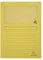 Exacompta 50109E Fenstermappen Packung, 100 Stück, mit Organisationsdruck aus Recycling-Karton 120 g, forever, Din A4, gelb