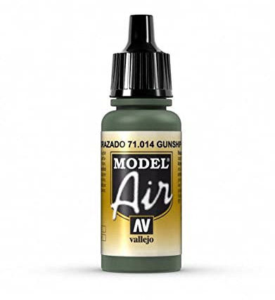 Vallejo Model Air Acrylfarbe, 17 ml Gunship Green