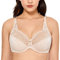 La Isla Femme Soutien-Gorge � Armatures Dentelle Minimiseur Non Rembourr� Beige FR110E (EU:42DD)
