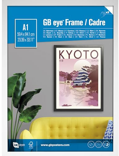 GB eye Cadre MDF A1 (59,4 x 84,1 cm) Blanc