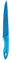 culinario Schneidemesser mit Klingenschutz, blau