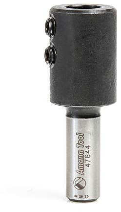 Amana Tool - 47644 10 mm Schaft Dübelbohrer/Bohrspitzen-Adapter für CNC-Standard-Spannzangen/Werkzeug