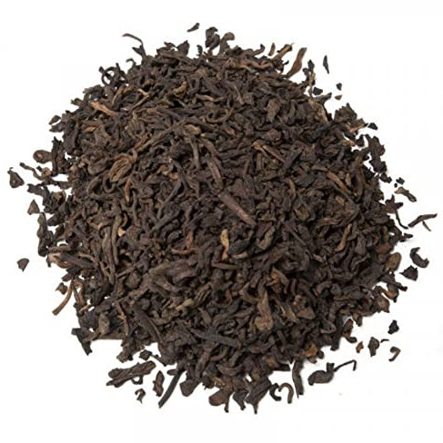 Aromas de Té - Té Rojo Pu Erh Frutas del Bosque a Granel Frutos Rojos con Trozos de Fresa y Moras, 100 gr.