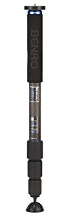 Benro Mach3 - Monopiede Ser 3 in alluminio, 4 sezioni, colore: Nero