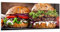 Wandbilder Dekoration Wohnzimmer Amerikaner Hamburger Essen Barbecue Panorama Bilder auf Glas 120x50cm Glasbild Schlafzimmer Küche Wand Kunstdruck Art Groß Wanddeko Bild im Glas Modern GAB120x50-2869
