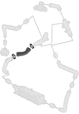 Borg & Beck BTH1169 Turbo Hose To Fit VAG Polo Caddy 1 9D 94-00