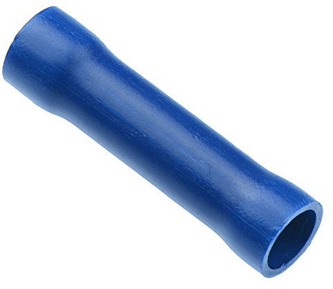 Blue Butt Crimp Connector Automotive Cable Wire Crimp Terminal (Pack of 100)