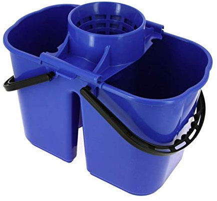 Net Hygiène - Seau bi-bac 2x7L avec essoreur