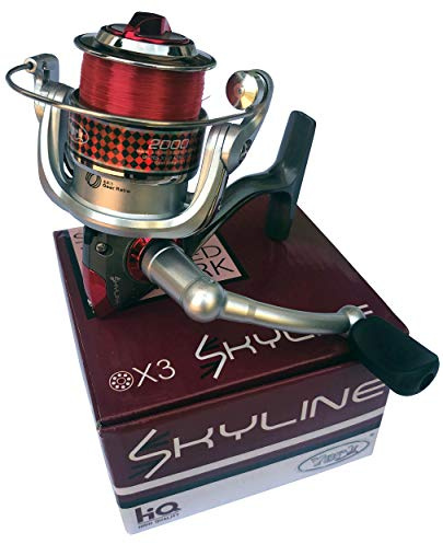 York Angelrolle Skyline FD 2000 Frontbremse mit Schnur bespult
