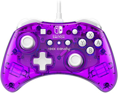 PDP Mando Mini con Cable Rock Candy Morado (Cosmoberry) (Nintendo Switch)