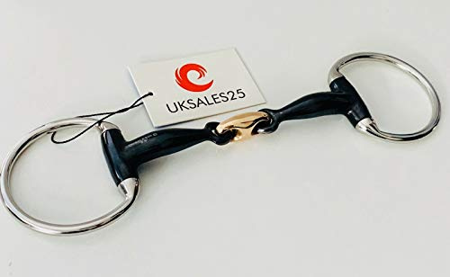 UKSALES25® Mors olive en fer avec pastille en cuivre 14 cm