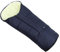 BambiniWelt by Rafael K. Fußsack [Winterfußsack für Kinderwagen] Buggy Schlitten Kuschelsack universal in Mumienform mit Lammwolle Größe anpassbar warm mit Reißverschluss waschbar (Marine)