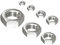 Flachmuttern M3-M30 - DIN 439, Sechskantmuttern flach, Stahl verzinkt (M 6, 25), Silver