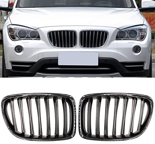 HZYCKJ Front Gloss Black Single Slat Kidney Sport Grilles Hood Grill Für BMW E84 X1 2010 2011 2012 2013 2014 2015 Car Styling