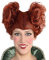 Gusengo Winifred Sanderson Cospaly Perücke - Perücke Für Winifred Sanderson Von Hocus Pocus, Halloween Party Karneval Kostüm Cosplay Partyzubehör Für Halloween