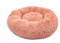 lionto Lit Donut pour Chiens et Chats, lit Rond Moelleux pour Petits et Grands Animaux domestiques, Ø100 cm, lit pour Chats en Peluche Doux, Coussin pour Chien avec Rembourrage Extra épais, Rose