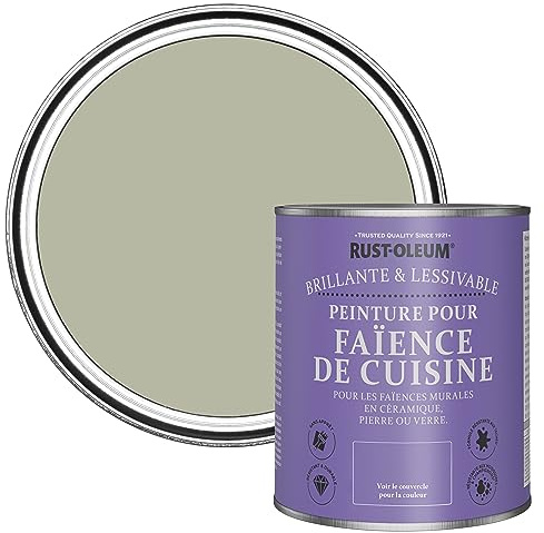 Rust-Oleum Brown Water-Resistant Kitchen Tile Paint in Gloss Finish - Tanglewood 750ml