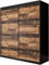 KRYSPOL Schiebetürenschrank Old Style T 180 cm Kleiderschrank Einlegeboden Schlafzimmer- Wohnzimmerschrank Schiebetüren Modern Design (Schubladen: 2)