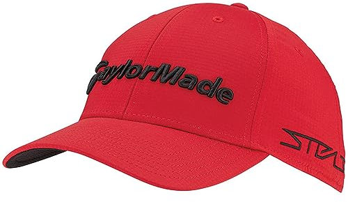 TaylorMade Herren Tour Radar Golfkappe Baseballkappe, rot, Einheitsgröße