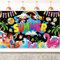 HOWAF Schul's Out for The Summer Banner, großes Stoff-Hintergrundbanner zum Ende des Schuljahres für Vorschule, Kindergarten, Abschlussfeier, Partyzubehör, Sommerurlaub, Pool-Party-Banner