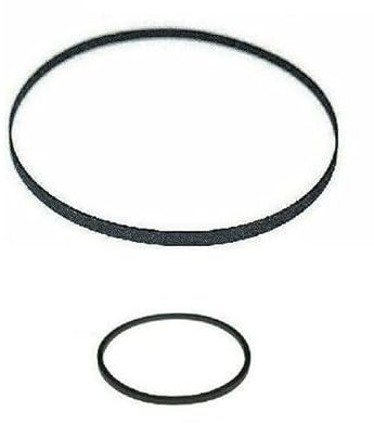 Rubber Belt Tape Mechanism Kit (2X Belts) Compatible with Sony Compact Disc Deck Receiver