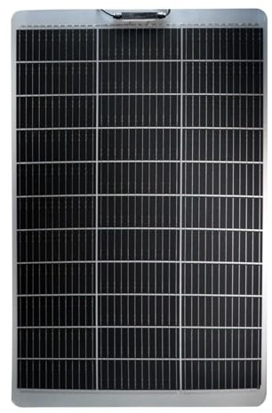 EZA Panneau Solaire 100W SEMI-FLEX Technologie PERC Camping-car