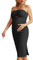 Maacie Robe de maternité - Robe portefeuille - Mode printemps été, Noir , M