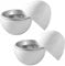 Bcowtte Lot de 2 coquetiers à œufs - Pour micro-ondes - Cuit parfaitement les œufs et libère la coquille
