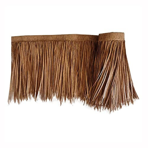 100 X 50 Cm Synthetische Palm Thatch Rollen, Für Tiki-Bar In 1 Rolle, Langlebige Stroh-Palm-Thatch-Rolle, Tiki-Hütten-Gras-Dachschirmabdeckung Mini-Bar- Dach Und Terrassen-Sonnenschutz # Colour: Yello