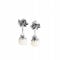 Geschnitzte Lotus Perlen Hotan Jade Lotus Silber Ohrringe S925 Silber Schmuck Ohrringe, KEDDJI, Ohrstecker