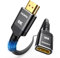 Highwings 8K HDMI Verlängerung 0.5M, HDMI 2.1 Verlängerungskabel 4K@30/60/120Hz, Ultra Highspeed 48Gbps, HDMI Stecker auf HDMI Buchse, UHD eARC HDCP 2.3 HDR10+ Kompatibel mit HDTV, TV Stick, PS5/4