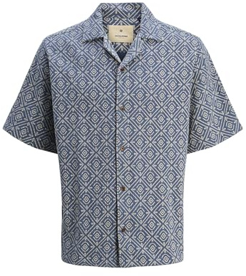 Jprbluvincent Print Resort S/S Shirt Sn