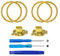 MEIBAOGE Anillos decorativos de repuesto para Xbox One Elite Series 2 Controller analógico, anillos decorativos de plástico