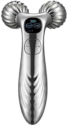 Massaggiatore Viso Antirughe Lifting Elettrico, DOCOCO Dispositivo di Bellezza con 3 Modalità e 6 Livelli D' intensità, Massaggio EMS per Viso e Corpo Cura della Pelle