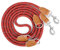 PETCOOZ Training Lead for Dogs, 3M Adjustable Double Ended Dog Lead for Medium Large Dogs, Professional Reflective Stop Pulling Control Leash, Hands Free Dog Leads for Running Walking, Deep Red