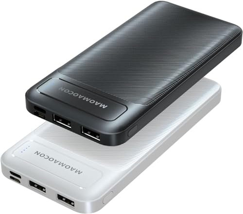 MAOMAOCON 2 Pack Power Bank 10600mAh powerbank Fast Charging PD20W USB C PowerBank Portable Charger Output and Input for Smartphones, Tablets and more