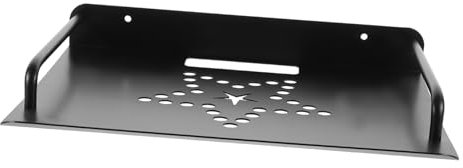 KICHOUSE Wall Mounted Metal Router Bracket Projector Shelf for Small Projector Floating Shelf Router Wall Mount Holder No Drill Installation