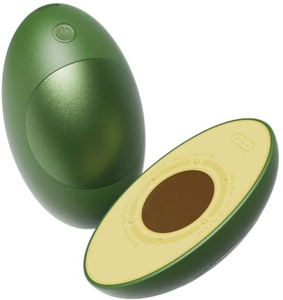 SEIWEI Avocado-Shaped Rechargeable Hand Warmer, 2500mAh Electric Pocket Heater, 2-in-1 Reusable Portable Handwarmer for Men and Women, 3 Heat Levels
