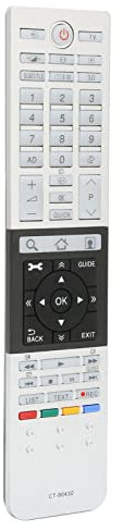 Ersatzfernbedienung Kompatibel für CT 90430 CT 90429 CT 90427 CT 90428 CT 90444 4K und Andere UHD-Fernseher, Ergonomisches Design, Hochelastische Tasten, Hochwertiges