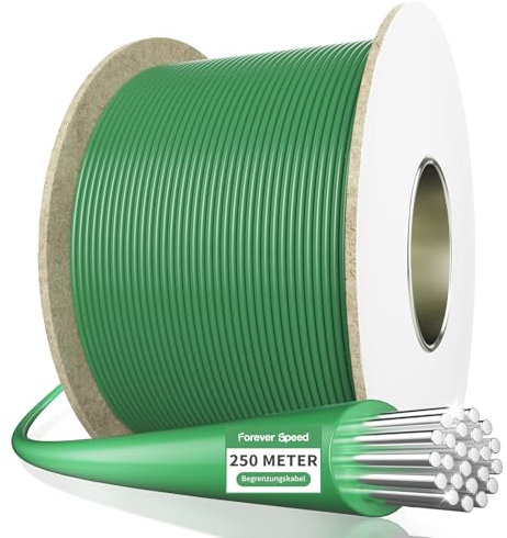 Forever Speed 2.7mm 250m Universal Begrenzungskabel mähroboter, Mähroboter kabel, rasenroboter begrenzungskabel, hochwertig verzinntes Kupfer ummantelt mit Aluminium