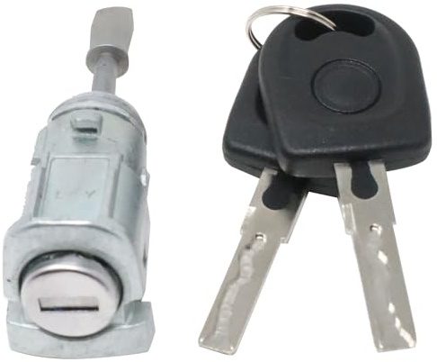 Vinciann Cilindretto nottolino porta anteriore lato guida compatibile con codici 1U0837167C 1U0837167E adatto a Bora 98-05 compatibile con Golf IV 97-06
