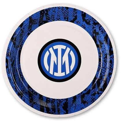Articles de fête de l'Inter, Officier Football Club Inter. Milan, Football, Anniversaire, Fête à thème, Événement spécial, Célébration (Assiettes 18 cm)