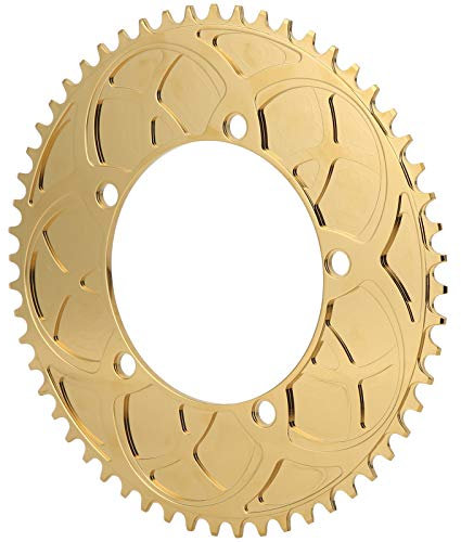 PODSJD Kettenblatt 56 Zähne Aluminiumlegierung Verschleißfest Leise Fahrrad Ersatzteil für Rennrad BMX und Klapprad