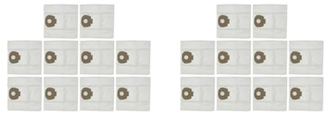 YHNNH 20 Stück Staubbeutel, Kompatibel Mit Makita, VC2010L, VC2512L, VC2012L, VC3011L, VC3012L, Roboter-Staubsauger, Ersatzfilterbeutel for Kehrmaschinen