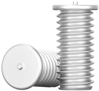 DeVow Vis à souder par Points en Aluminium M3 M4 M5 M6 M8 M10 Goujons filetés à souder for Clous à décharge de condensateur(M6x40mm 50pcs)