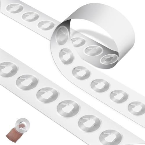 50 Stück NFC Tag Sticker mit Ntag213 Chip NFC-Tags Transparent RFID Tags Programmierbar 144 Byte Speicher Chip Wiederbeschreibbar NFC-Karten für Alle NFC-fähigen Handys und Geräte