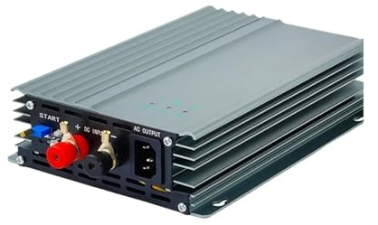 Convertisseur onduleur Voiture Onduleur Connexion Réseau 500W Micro Onde Sinusoïdale pour 12V/24v 220vac pour Panneaux PV Décharge Batterie Réglable(500W-24V Bat)