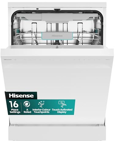 Hisense Standard Dishwasher - White - A Rated